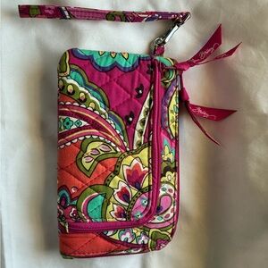 Vibrant Multicolor Vera Bradley Wristlet